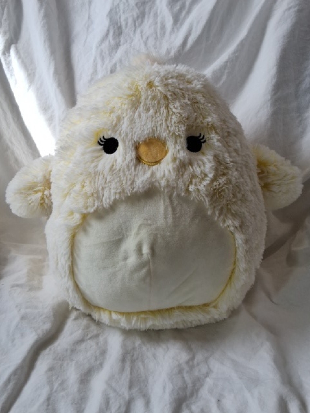 Squishmallows FuzzAMallows 12" Aimee the Chick, NWT